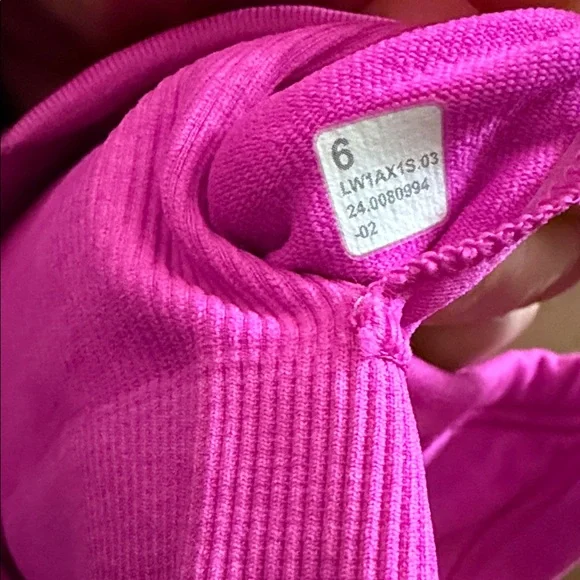 Pink Ribbed Tank Top - Picture 2 of 3